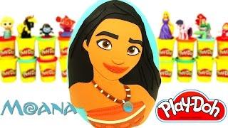 Moana Sürpriz Yumurta Oyun Hamuru Play Doh - Moana Oyuncakları LPS Cicibiciler