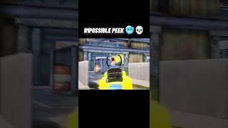  IMPOSSIBLE PEEK  #shorts #youtubeshorts #pubgmobile #bgmi #gamingshorts