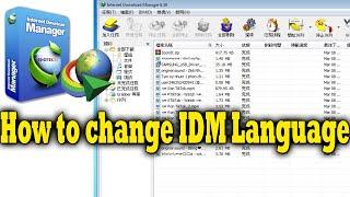 [Tips] How to change IDM (Internet Download Manager) Language Easily