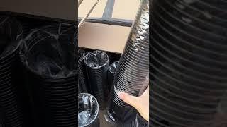 High-end black coffee cups, packed and shipped. #factory #packaging#plasticcup #coffeecup #cup