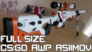 Airsoft AWP ASIIMOV sniper rifle from CS:GO