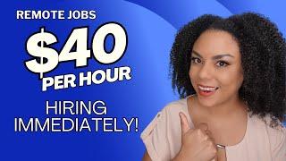 Hiring Immediately, Work From Home Remote Jobs For 2024!