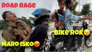 Chapri rider se ladai hogyi Extreme road rage|| Chapri rider || Hyper ride