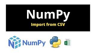 NumPy load array from a CSV