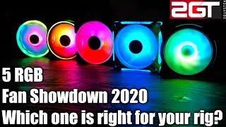 Five RGB Fan Showdown 2020 - Which one is right for your rig? [Airflow and Noise Test]