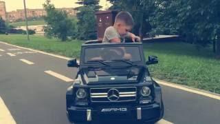 СтасПалыч в образах на гелике. Тест-Драйв Mercedes G63. Детский электромобиль в Москве. Москва Сити