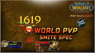 World PvP in Smite Spec Isn't Bad | WoW Classic Highlights Priest