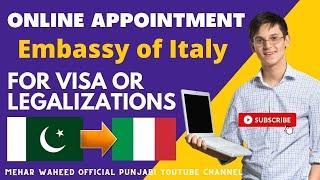 Italy Embassy Appointment - Online Appointment Italy Embassy - How to Book Italy Visa Appointment