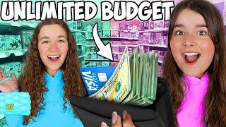 NO BUDGET SHOPPING IN 1 COLOR!! 🩵