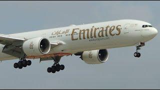 Emirates Boeing 777-300ER [A6-EGA] landing in MIA