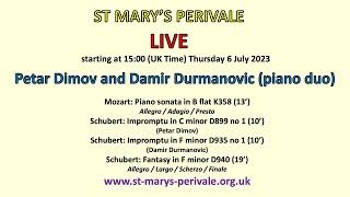 St Mary's Perivale LIVE : Petar Dimov and Damir Durmanovic (piano duo)