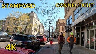 EXPLORING Downtown STAMFORD CONNECTICUT (11  03, 23)!!!