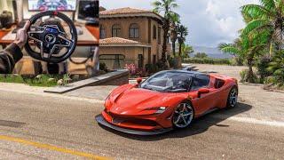 Ferrari SF90 Stradale - Forza Horizon 5 | Difficult Race Thrustmaster Steering Wheel Gameplay