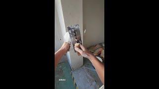Painter Applying putty | Puttying for renovation #putty 250223