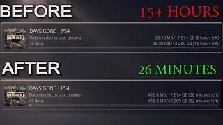 How to INCREASE download speed on PS5 by 30x (Before & After results)