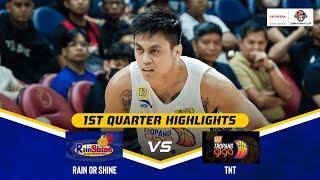 RAIN OR SHINE vs. TNT SEMIS G4 | 1ST QUARTER HIGHLIGHTS | PBA SEASON 49 COMMISSIONER’S CUP