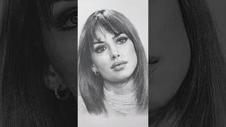 How to draw Anne Hathaway 앤 헤서웨이 그리기 #annehathaway #drawing #potrait #인물화 #소묘