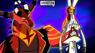 Satan VS God in Hazbin Hotel VRChat