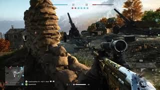 Battlefield V: 12 Kills (Including 1 Vehicle), 1 Revive, and 1 Capture in 1 Life as Assault