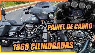 UMA MOTO COM FORÇA E TAMANHO DE CARRO *HARLEY DAVIDSON STREET GLIDE 114 EM DETALHES*