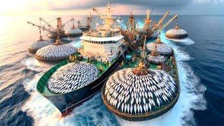 You Won't Believe How These Fishermen Catch Hundreds of Tons of Tuna at Sea