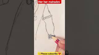 her her mahadev  please subscribe my channel gurjar art 007 please comment and my mistakes 