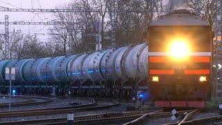 Тепловоз 2ТЭ116-1259 на ст. Таллинн-Копли / Ldz 2TE116-1259 at Tallinn-Kopli station