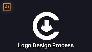 How to Design Creative Tech Logo in Illustrator | #logodesignprocess | SoftAsia Tech