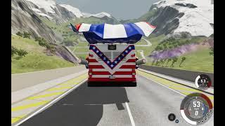 The hero bus is insane. Beamng drive.