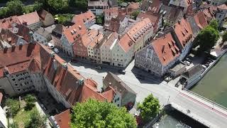 Landsberg am Lech aus der Vogelperspektive