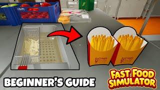 HOW TO MAKE FRENCH FRIES IN FAST FOOD SIMULATOR (BEGINNER'S GUIDE)