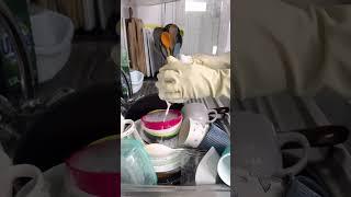 Washing Dishes with Hands | Relaxing 