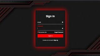 Animated Login and Registration Form using HTML,CSS & JavaScript