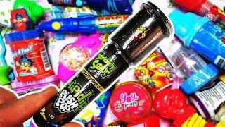 FLIP N DIP Push Pop Candy YUMMY SOUR Pops Opening Sour Taste Very Satisfying Video ASMR #33