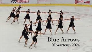 Blue Arrows  Mozartcup 2024 Free Skating - Synchronized skating