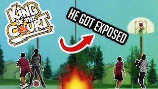 HE GOT EXPOSED* 1v1 King Of The Court!