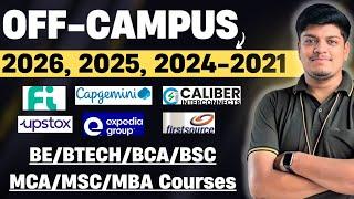 Capgemini, Fi, Volvo, Expedia, Aon Hiring | Off Campus Drive 2025, 2026, 2024, 2023, 2022-2021 BATCH