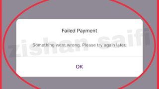 Fix PhonePe Failed Payment Something went wrong. Please try again later Problem Solve in PhonePe