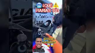 ¿Policia agresiva? #motos #comedia a#videoreaccion #humor #gonomotos #moteros