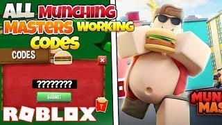 ALL NEW *OP* WORKING CODES!! |  Munching Masters (ROBLOX)