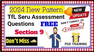 TfL Seru Assessment Questions section 9|#SeruAssesment2024#121pcoSeru#serunewpattern.