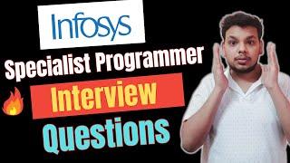 Latest Infosys Specialist Programmer Interview Questions | Infosys SP Interview Experience 2024