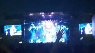 Iron Maiden Bühnenshow @ Graspop 2016 Book Of Souls Tour