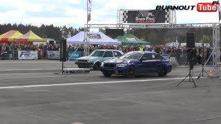 VW Golf 2 TDI Drag FWD vs BMW M5 Competition 625HP -  I Runda Grand Prix Polski 1/4 mili Piła 2019