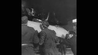 Heinkel He 177 Greif heavy bomber prepared for a night attack over England in 1944