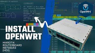 Installing OpenWRT on the RB750Gr3 proxy for tuning || using a usb modem || Ex-root Gr3