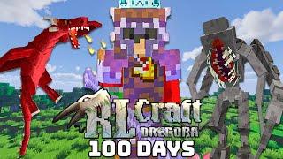 I Spent 100 Days In RLCraft Dregora (Full Movie)