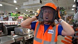 Handyman Hal learns about Tools at Hardware Store