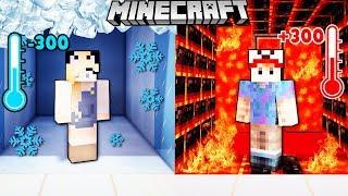 MINECRAFT EKSPERYMENT - ZIMNA VS GORĄCA MASZYNA | Vito vs Bella