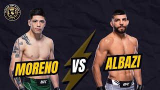 Brandon Moreno vs Amir Albazi UFC Edmonton